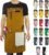 Kitchen Apron, Work Apron, Canvas, Multiple Pockets, Gardening, Painting, BBQ, Artist, Carpenter, Sizes M to XXL, Khaki