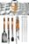 NCAA Siskiyou Sports Fan Shop Tennessee Volunteers Steel Tailgater BBQ Set w/Case 8 piece Gray