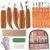 Wood Carving Kit 16PCS Wood Carving Tools Hand Carving Knife Set with Anti-Slip Cut-Resistant Gloves, Whittling Knife – Wood Carving Kit with Tools DIY and Carving Knifes for Adults, Beginners, Kids.