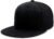 CHOK.LIDS Flat Bill Visor Classic Snapback Hat Blank Adjustable Brim High Top End Trendy Color Style Plain Tone Baseball Cap