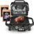 Ninja OG751 Woodfire Pro Outdoor Grill Built-In Thermometer,7-in-1 Master Grill,BBQ Smoker,& Outdoor Air Fryer Plus Bake,Roast,Dehydrate & Broil,Woodfire Technology,Weather-Resistant,Grey XL