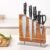 Magnetic Knife Block Without Knives,Magnetic Universal Stands with Strong Enhanced Magnets Strip Kitchen Storage Cutlery Large Organizer ，Knife Holder for Kitchen Organizer