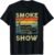 Smoke Show Funny Bbq Smoker Grilling Meat Smoking Retro T-Shirt