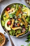 Mexican Salad With Roasted Sweet Potatoes and Black Beans