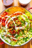 Hot Honey Buffalo Chicken Salad