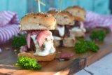 Smoked Lamb Sliders with Whipped Feta